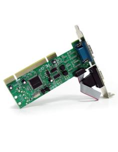 StarTech.com Tarjeta Adaptadora PCI de 2 Puertos Serie RS422 485 DB9 UART 161050 5V o 3.3V 2