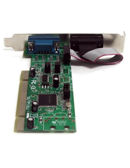 StarTech.com Tarjeta Adaptadora PCI de 2 Puertos Serie RS422/485 DB9 UART 161050 5V o 3.3V