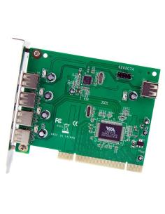 StarTech.com Adaptador Tarjeta PCI USB 2.0 de Alta Velocidad 7 Puertos - 4 Externos y 3 Internos 2