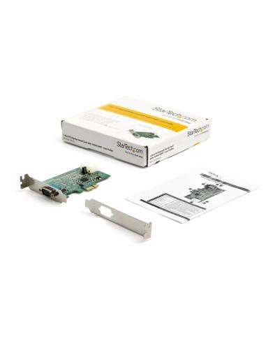 StarTech.com Tarjeta PCI Express Adaptadora de 1 Puerto Serie RS232 - Tarjeta Controladora Serial PCIe RS232 - PCIe a DB9 UART16