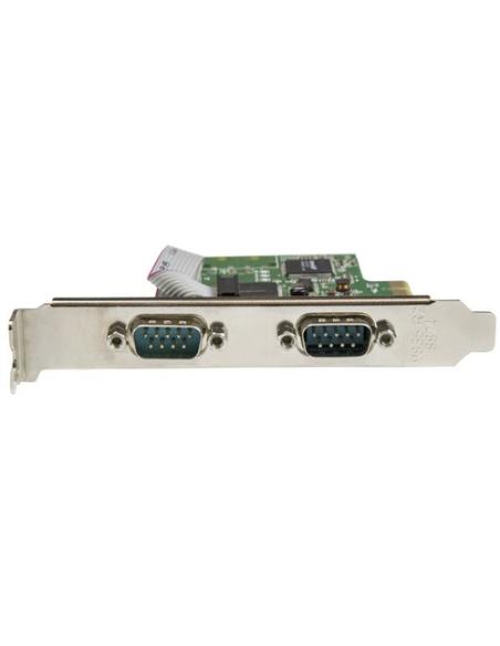 StarTech.com Tarjeta Serie PCI Express de 2 Puertos DB9 RS232 con UART 16C1050 - Adaptador Interno Serie PCI-E