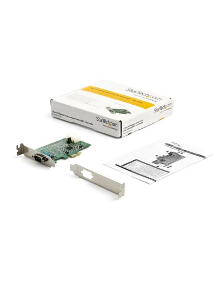 StarTech.com Tarjeta Adaptadora Serie PCI Express RS232 de 4 Puertos - Tarjeta Controladora Serie PCIe RS232 - PCIe a Serie DB9 