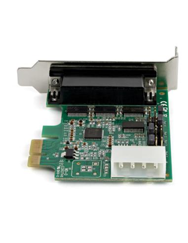StarTech.com Tarjeta Adaptadora Serie PCI Express RS232 de 4 Puertos - Tarjeta Controladora Serie PCIe RS232 - PCIe a Serie DB9 