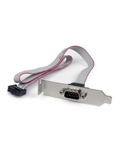 StarTech.com Adaptador de 0.4m Header Cabezal Bracket Serie Serial DB9 RS232 a IDC 10 Pines Placa Base Perfil Bajo