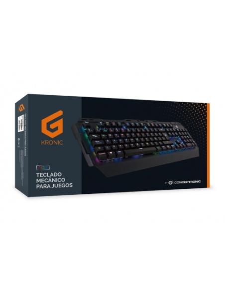 Conceptronic KRONIC teclado Juego USB QWERTY Español Negro