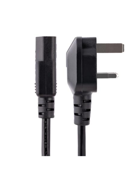 StarTech.com Cable de 3m de Alimentación de Ordenador, 18AWG, BS 1363 a C13, 10A 250V, Cable de Alimentación de Repuesto, Cable 
