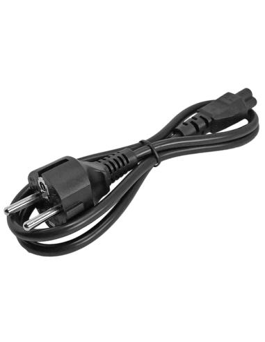 StarTech.com Cable de 1m de Alimentación para Portátiles, Enchufe UE a C5, 2,5A 250V, 18AWG, Cable de Repuesto para Cargador, Ca