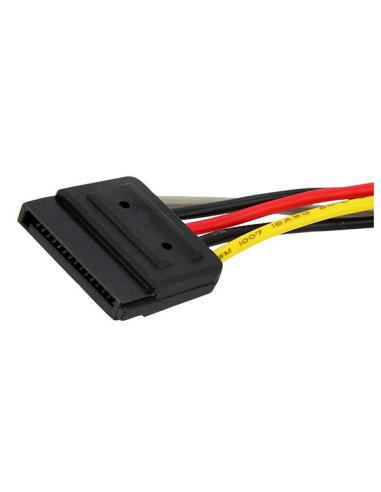 StarTech.com Cable Adaptador Bifurcador Divisor Splitter de Alimentación SATA de 0,15m - 2x Hembra