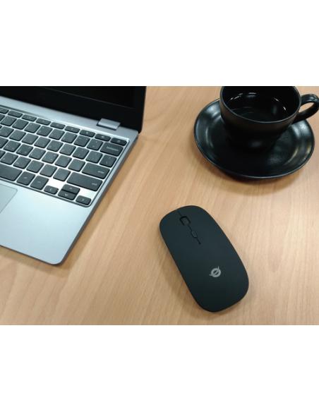 Conceptronic Lorcan ratón Oficina Ambidextro Bluetooth 1600 DPI