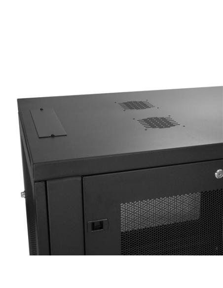 StarTech.com Armario Rack para Servidores 12U 19" 4 Columnas - Rack de Servidores con Cerradura y Seguro - Rack con Ruedas y Car