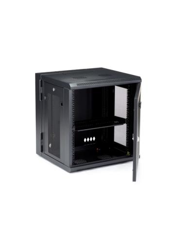 StarTech.com Armario Rack de Pared para Servidores 12U 19" 4 Columnas y Estante 1U - Rack de Servidores de Montaje en Pared con 