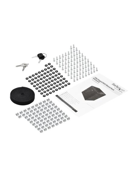 StarTech.com Armario Rack de Pared para Servidores 18U 19" 4 Columnas y Estante 1U - Rack de Servidores de Montaje en Pared con 