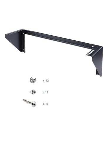 StarTech.com Rack Vertical Fijo Mural 3U de 19 Pulgadas para Servidores - Bracket de Pared para Panel de Parcheo - de Telecomuni