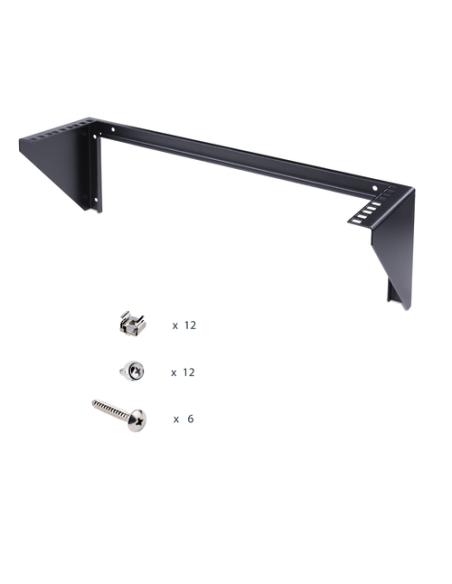 StarTech.com Rack Vertical Fijo Mural 3U de 19 Pulgadas para Servidores - Bracket de Pared para Panel de Parcheo - de Telecomuni