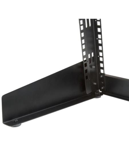 StarTech.com Rack de Sobremesa de 8U de 2 Columnas - Armario Rack de Servidores con Marco Abierto