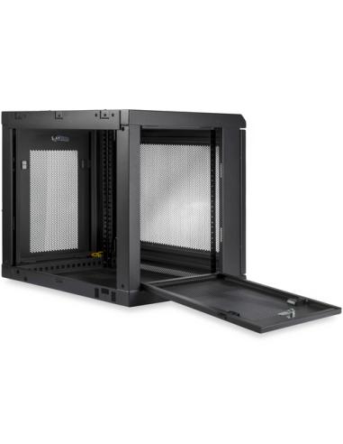 StarTech.com Armario Rack de Pared para Servidores 9U 19"2 Columnas y Estante 1U - Rack de Servidores de Montaje en Pared - Rack