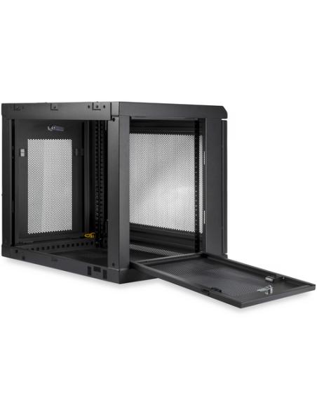 StarTech.com Armario Rack de Pared para Servidores 9U 19"2 Columnas y Estante 1U - Rack de Servidores de Montaje en Pared - Rack