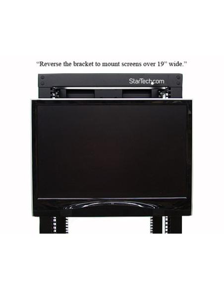 StarTech.com Bracket Soporte Montura para Monitores VESA LCD en Rack Armario de 19" Pulgadas