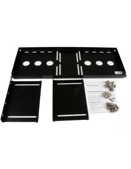 StarTech.com Bracket Soporte Montura para Monitores VESA LCD en Rack Armario de 19" Pulgadas