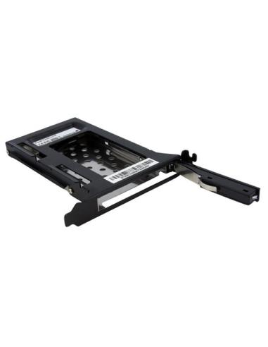 StarTech.com Bahía de Disco Duro Removible SATA de 2.5" para Ranura de Expansión de Ordenador - Adaptador de Bahía - Negro
