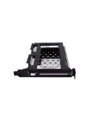 StarTech.com Bahía de Disco Duro Removible SATA de 2.5" para Ranura de Expansión de Ordenador - Adaptador de Bahía - Negro