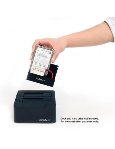 StarTech.com Adaptador Disco Duro 2.5in 3.5 Pulgadas IDE a SATA para Base de Conexión Dock Estación HDD