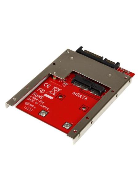 StarTech.com Adaptador Conversor de SSD mSATA a SATA de 2,5 Pulgadas - Convertidor