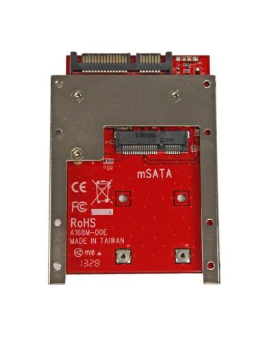 StarTech.com Adaptador Conversor de SSD mSATA a SATA de 2,5 Pulgadas - Convertidor