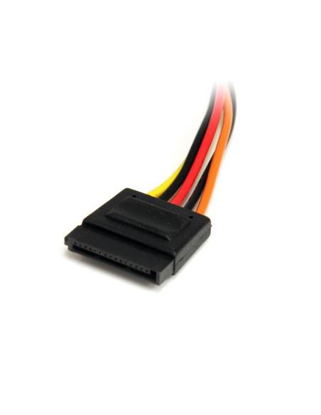 StarTech.com Cable de 30cm de Extensión de Alimentación Corriente SATA - 15 pines