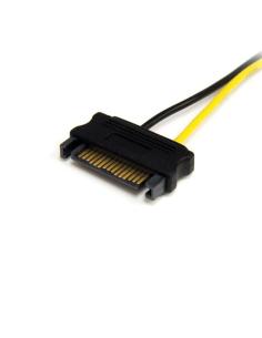 StarTech.com Cable Adaptador 15cm Alimentación SATA a Conector 8 Pines de Corriente de Tarjeta Gráfica PCI Express PCIe 2