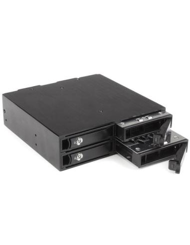 StarTech.com Backplane Rack Móvil 5,25 Pulgadas a 4 Unidades 2,5 SATA/SAS