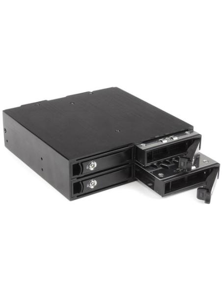 StarTech.com Backplane Rack Móvil 5,25 Pulgadas a 4 Unidades 2,5 SATA/SAS