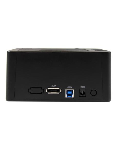 StarTech.com Docking Station eSATA USB 3.0 con UASP de 2 Bahías para Disco Duro o SSD SATA de 2,5 o 3,5 Pulgadas