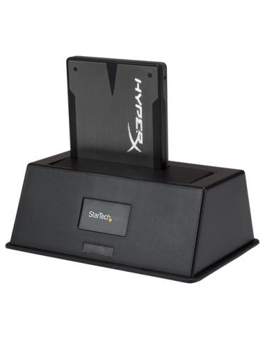 StarTech.com Docking Station USB 3.0 (5Gbps) a SATA III para Discos Duros y SSDs de 2,5/3,5" - con Bahía de Carga Superior