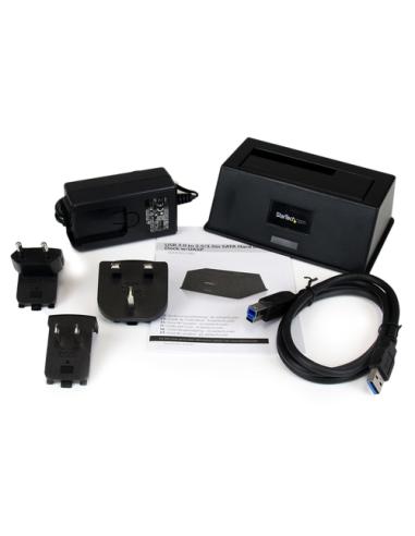 StarTech.com Docking Station USB 3.0 (5Gbps) a SATA III para Discos Duros y SSDs de 2,5/3,5" - con Bahía de Carga Superior