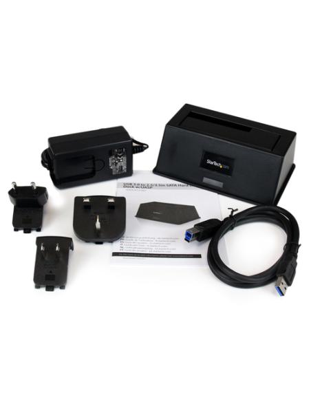 StarTech.com Docking Station USB 3.0 (5Gbps) a SATA III para Discos Duros y SSDs de 2,5/3,5" - con Bahía de Carga Superior