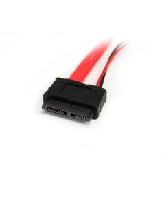 StarTech.com Adaptador Cable SATA Slimline Línea Delgada 13 Pines a Molex Macho LP4 y SATA 2