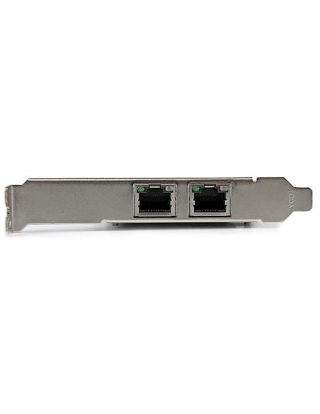 StarTech.com Tarjeta Adaptador de Red PCI Express PCI-E Gigabit Ethernet con 2 Puertos RJ45 Chipset Intel i350