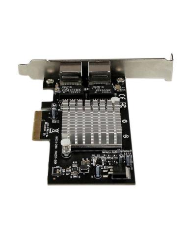 StarTech.com Tarjeta Adaptador de Red PCI Express PCI-E Gigabit Ethernet con 2 Puertos RJ45 Chipset Intel i350