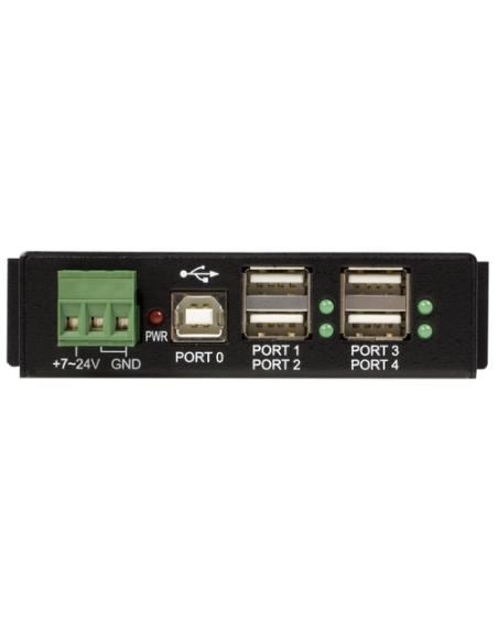 StarTech.com Hub Industrial de 4 Puertos USB 2.0 con Protección Antiestática ESD
