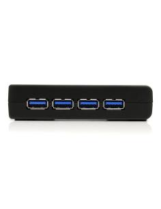 StarTech.com Adaptador Concentrador Hub Ladrón USB 3.0 Super Speed 4 Puertos Salidas PC Mac - Negro 2