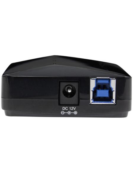 StarTech.com Concentrador USB 3.0 de 4 Puertos - 5Gbps - Ladrón con Puertos de Carga y Sincronización - Hub con 1 Puerto de 2,4A