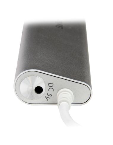 StarTech.com Hub Ladrón USB 3.0 de 7 Puertos - Hub Concentrador USB-A - Alimentado por el Bus - 5Gbps - Hub USB Portátil - Carca