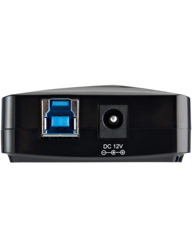 StarTech.com Concentrador USB 3.0 de 7 Puertos - 5Gbps - Ladrón con Puertos de Carga y Sincronización - Hub con 2 Puertos de 2,4