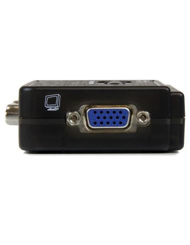 StarTech.com Juego de Conmutador KVM de 2 puertos con todo incluido - USB - Audio y Vídeo VGA