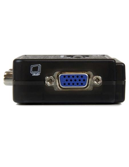 StarTech.com Juego de Conmutador KVM de 2 puertos con todo incluido - USB - Audio y Vídeo VGA