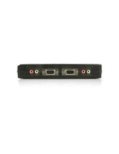 StarTech.com Juego de Conmutador Switch KVM 4 Puertos Vídeo VGA USB 2.0 con Cables y Audio 2