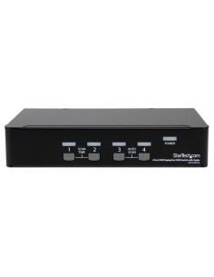 StarTech.com Conmutador Switch KVM 4 puertos Vídeo DisplayPort DP Hub Concentrador USB 2.0 Audio - 2560x1600 2