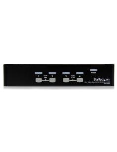 StarTech.com Conmutador Switch KVM 4 Puertos de Vídeo VGA USB 2.0 - 1U Rack Estante 2