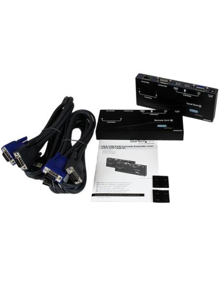 StarTech.com Extensor de Consola KVM por Cat 5 Ethernet (150m) con USB y Vídeo VGA